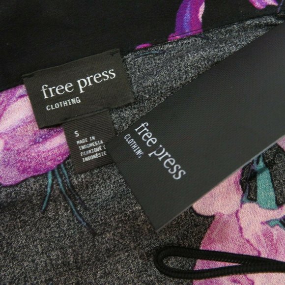 Free Press Blouse Surplus Wrap Front Long Sleeves - Picture 8 of 8